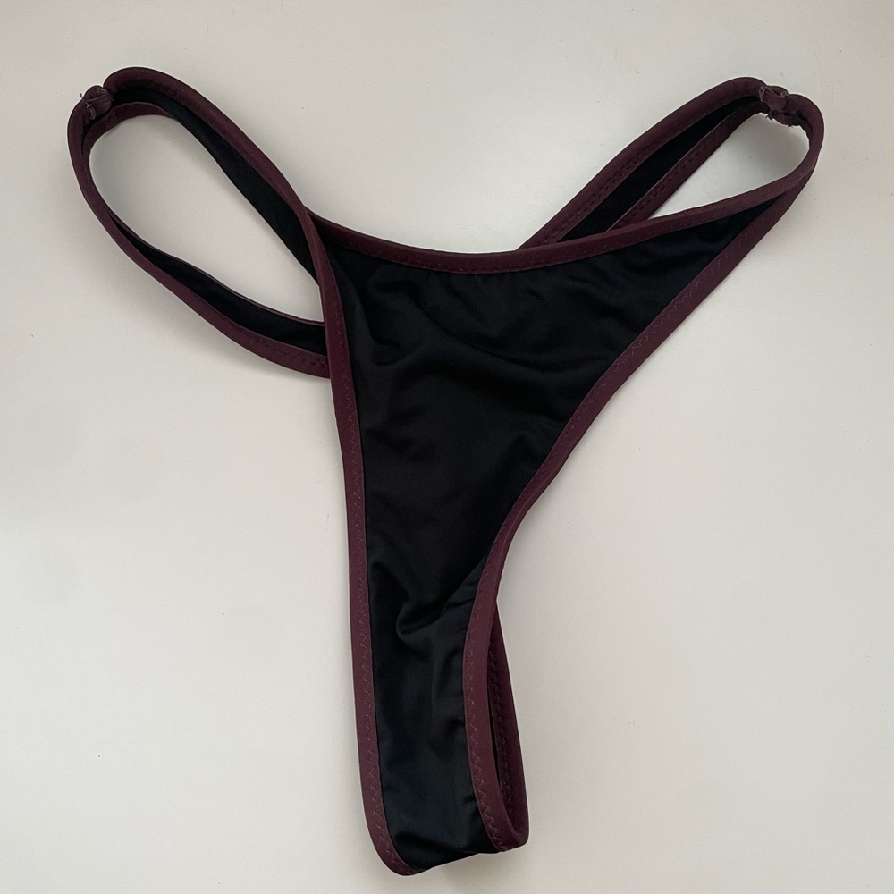 Heavy Manners “High Cut Thong” Bikini Bottoms